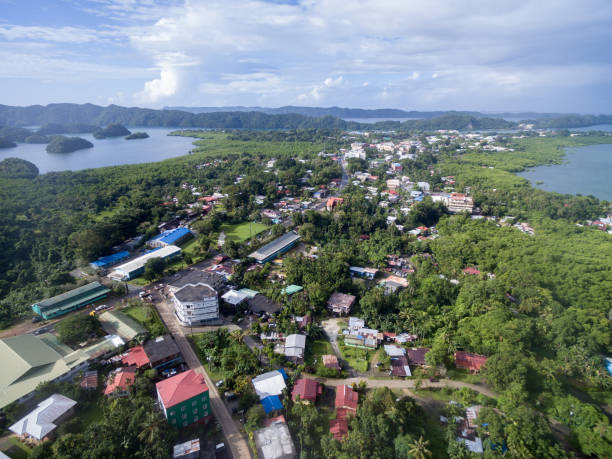 istock Koror Town in Palau Island. Micronesia 1318816033