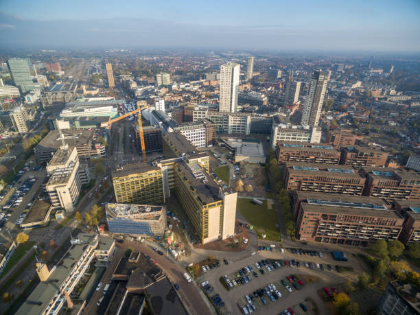 Eindhoven Cityscape, Netherlands. Urban Skyline