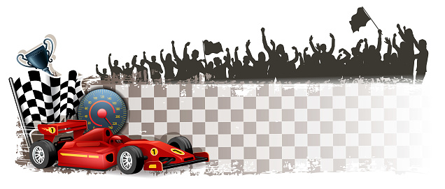 Drawn of vector speed race banner. This file of transparent and created by illustrator CS6.