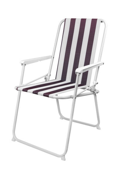 istock Folding leisure chair isolated on white 1318822401