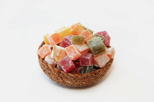 istock Traditional oriental sweetness square lukum 1318823977