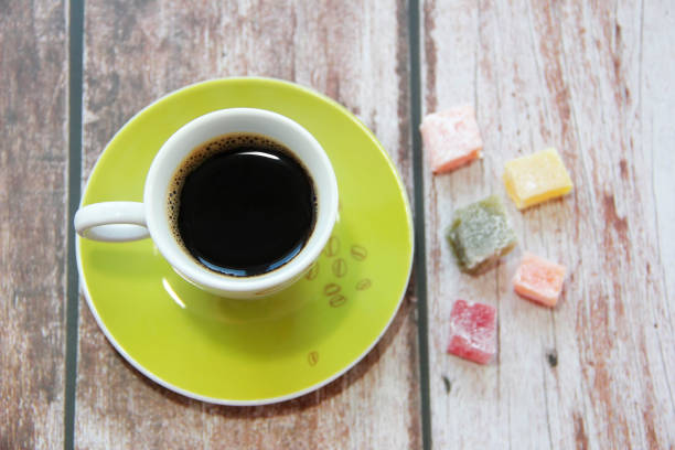 istock traditional oriental drink turkish black coffee in a mug 1318827098