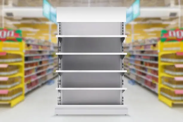 1. 3D render of superstore product display gondola end shelf.
2. Product display rack with shelf
3. Superstore display model
4. Gondola end 3d design