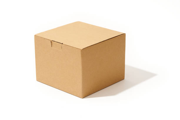 istock Closed cardboard box isolated on white background 1318830579
