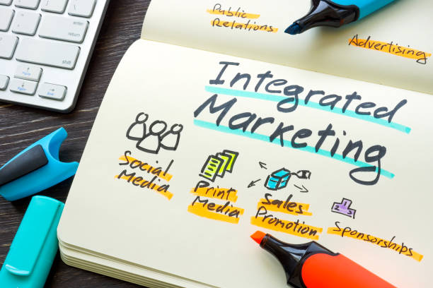 istock Handwritten Integrated marketing structure in the notepad. 1318841464