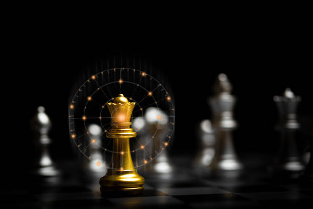 istock Chess board game for ideas and competition and strategy, business success concept. 1318845384
