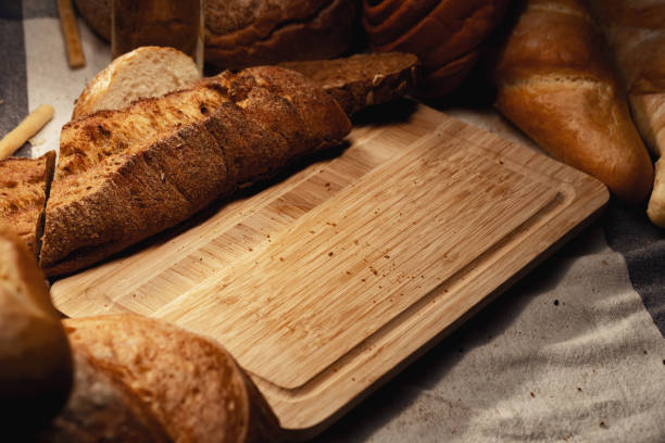 istock Cut bread assortment for a background, close up 1318849744