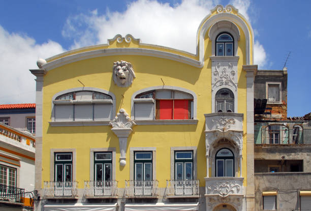 istock Art deco facade,Setubal, Portugal 1318857062