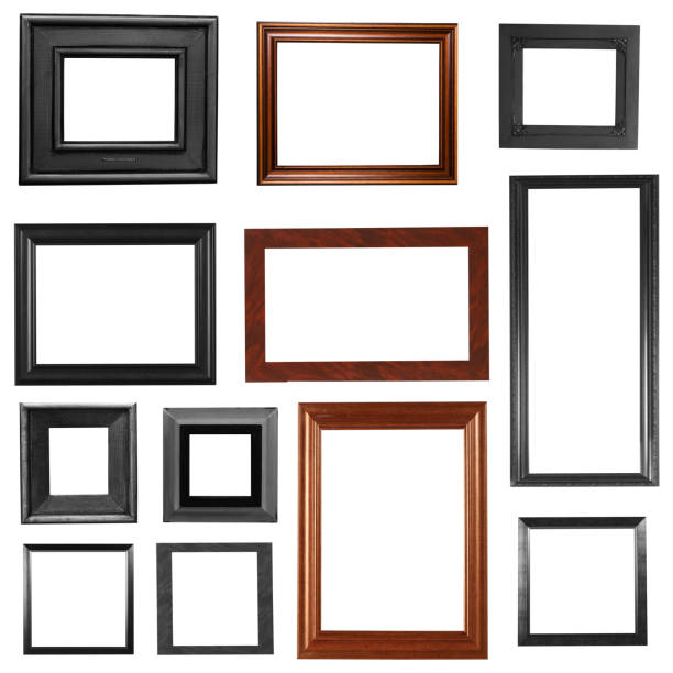 istock Vintage picture frames collection 1318857112