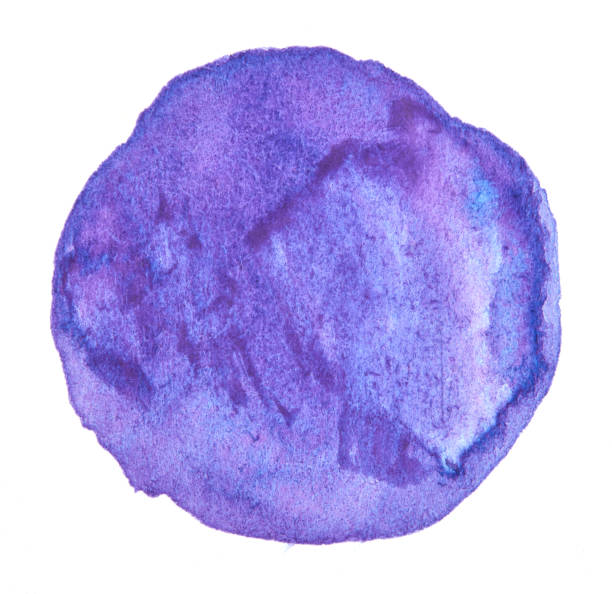 istock Watercolor stroke cirlce 1318857250