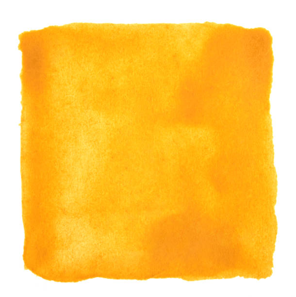 istock Watercolor yellow stroke square 1318857263