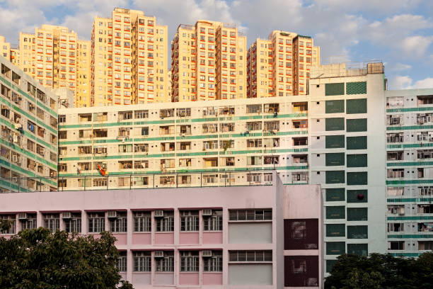 istock Housing projects in Hong Kong. 1318859016