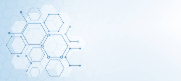 istock Abstract illustration. Blue medical background. Technology and medicine illustration. 1318863514