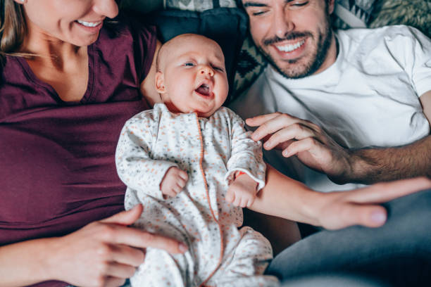 istock Lovely family at home. 1318865107