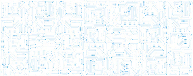 circuit board electronic or electrical blue line on white engineering technology concept vector panorama background