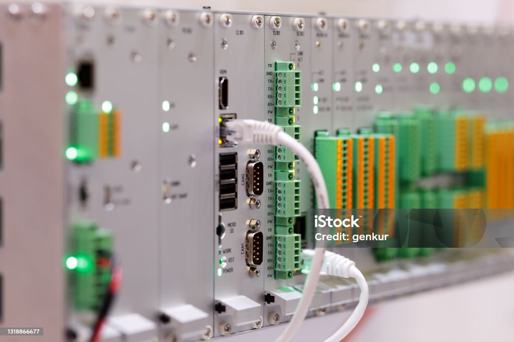 Moduler Plc Image Industrial Plc Based Modular Controller System Stock Photo - Download ...