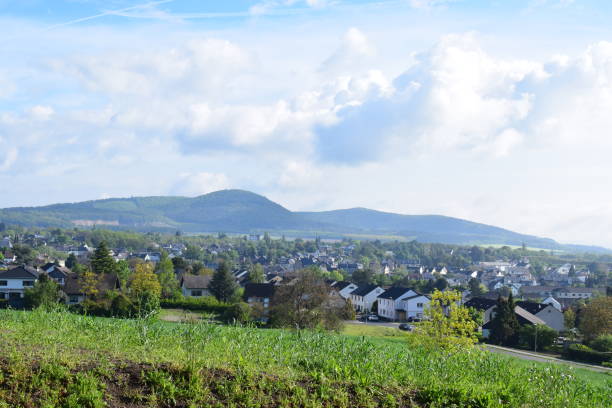 istock small town Mendig with a volcano hill in the background 1318870982