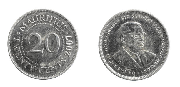 istock mauritius twenty cents coin on white isolated background 1318872762