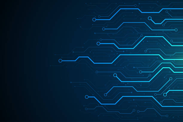 технология печати борту фон дизайн. концепция коммуникации. - circuit board stock illustrations