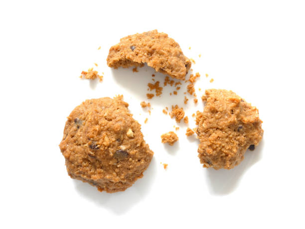 istock Oatmeal cookies with crumbs 1318880950