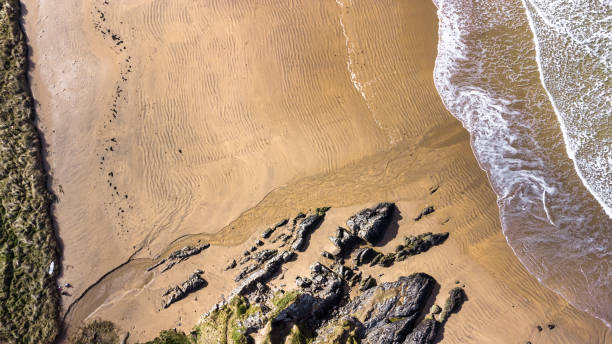 istock Aerial view of an Irish Beach 1318881078