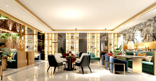 istock 3D render of cafetaria and restaurant 1318904094