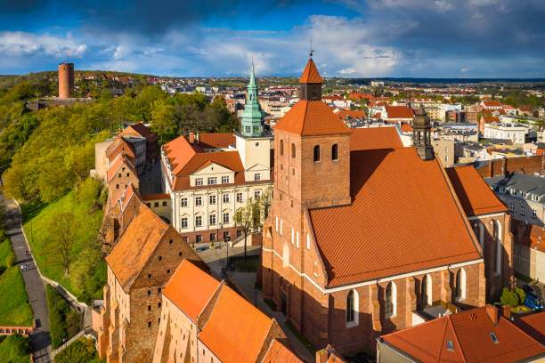 istock Grudzidz city over the Vistula River 1318916612