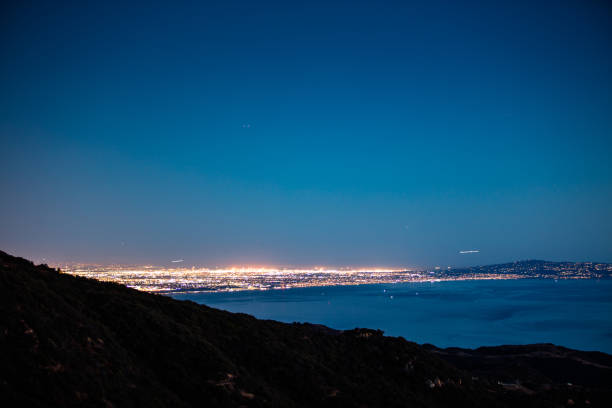 istock Los Angeles South Bay Lit Up at Twilight 1318916734