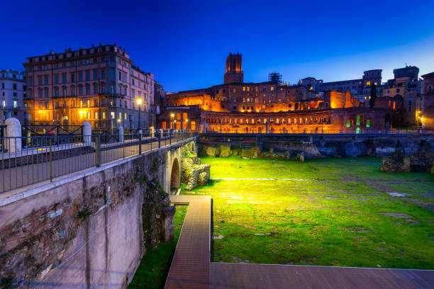 istock Ruins of the Trajan Forum in Rome 1318924030