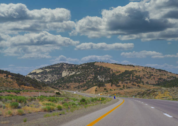 istock Nevada landscape along Highway 80 with beautiful clouds in the skies. 1318929029