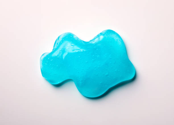 Blue gel Blue slime for kids amoeba photos stock pictures, royalty-free photos & images