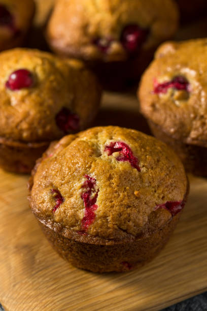 istock Homemade Cranberry Muffins with Orange Zest 1318936876