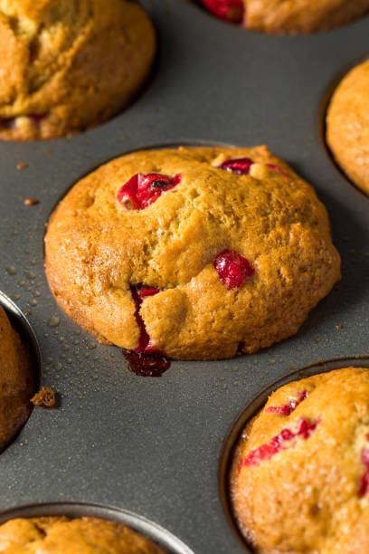 istock Homemade Cranberry Muffins with Orange Zest 1318936897