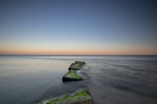 Relaxing Sunset by the Sea Landscape