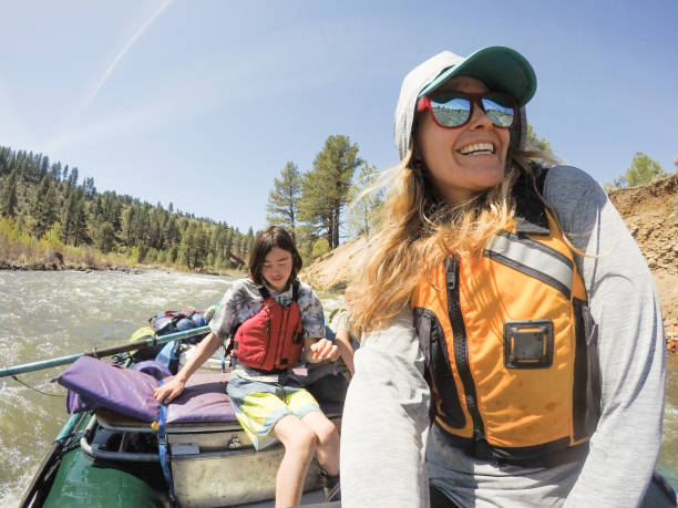 istock Camping and rafting with moms in California 1318948040