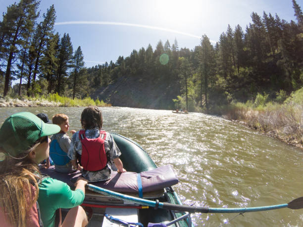 istock Camping and rafting with moms in California 1318948043