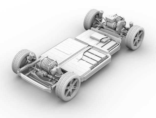 istock Clay rendering. Cutaway View of Electric Vehicle Battery Pack 1318949174