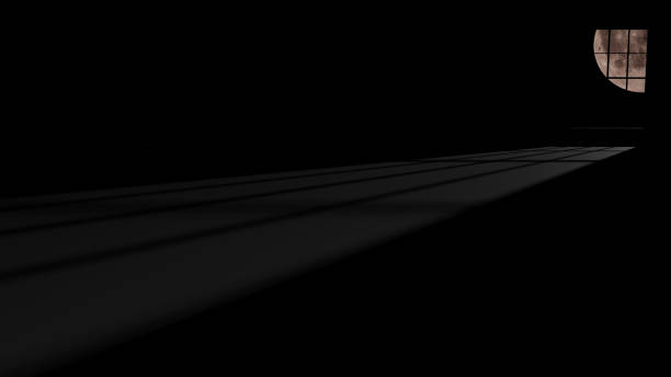 istock Beautiful light and shadow from the moon 1318955465