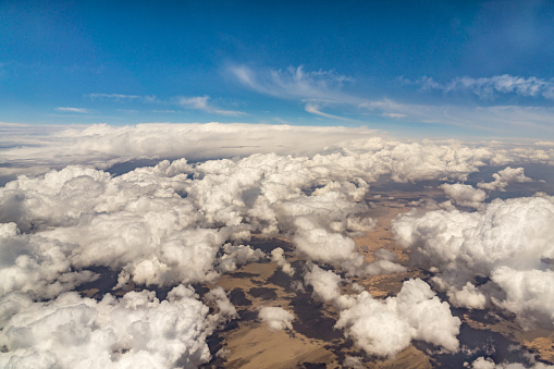 Photo taken on July 2, 2018 shows mountains and snow-capped mountains in Urumqi, Xinjiang Province, China.