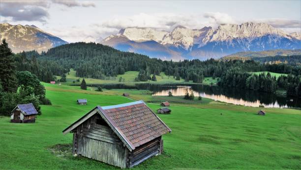 istock Beautiful Bavarian landscape in the Alps 1318976902