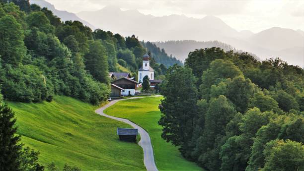 istock Beautiful Bavarian landscape in the Alps 1318977040
