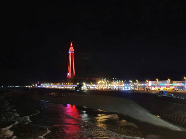 ブラック - blackpool illuminated blackpool tower vacations ストックフォトと画像