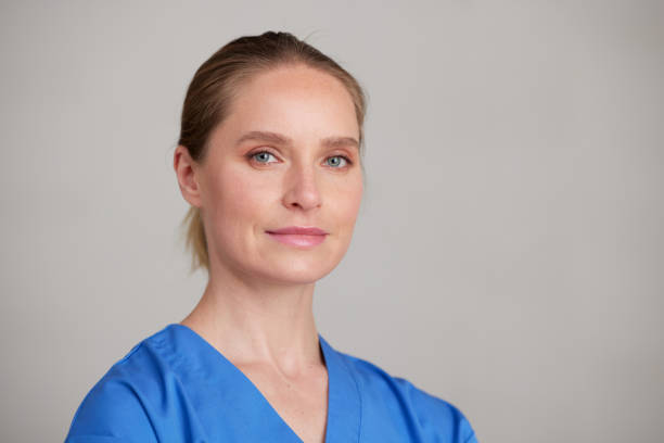 istock Studio portrait of a young doctor. 1318988795