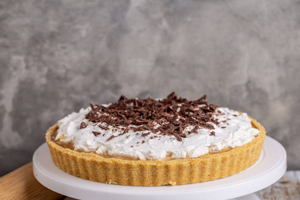 istock Homemade Banoffee pie with caramel. 1318992849