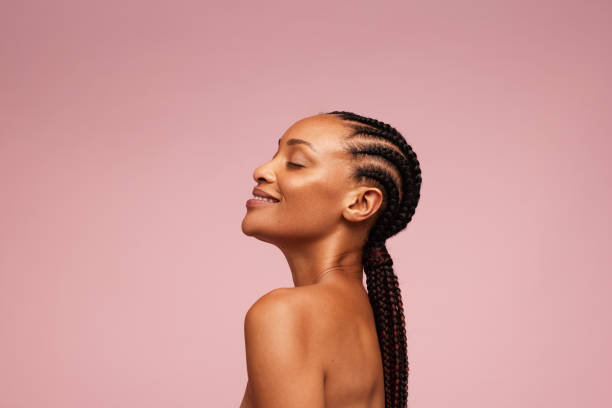 istock Female model having healthy and flawless skin. 1318994006