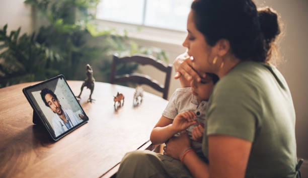 istock Doctor having online consultation with patient 1318994099