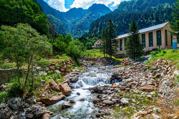 istock River of pure and crystal clear water. 1318994385