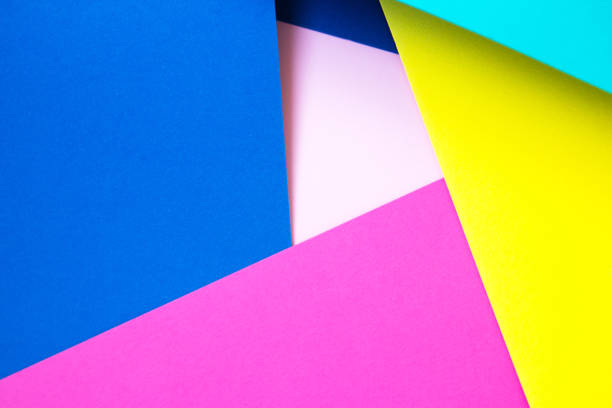 istock Abstract bright background geometric colorful paper background 1318995449