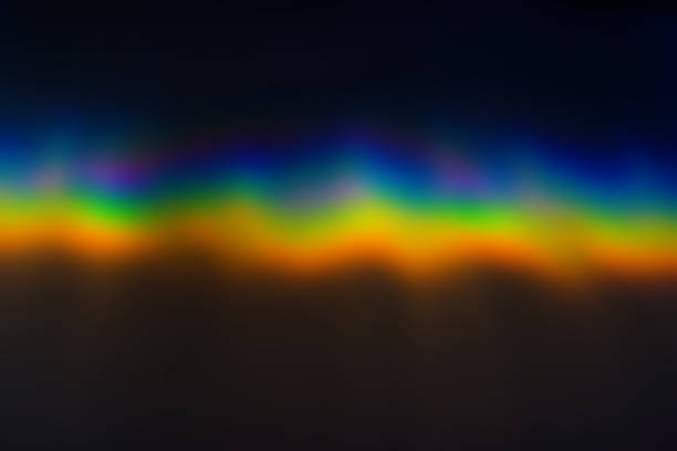 istock Rainbow distortion refraction swirl leaks overlay background wallpaper 1318997878