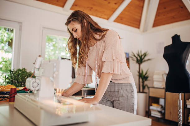 istock Female fashion designer 1319004887
